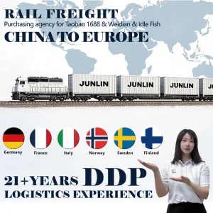 Freight Forwarding China to Germany France Italy Norway Sweden Rail and Trucking Shipping with Storage Services