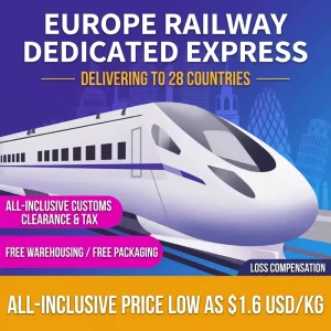 Germany Railway Express DDP Service Door-to-Door Delivery Customs and Tax Included