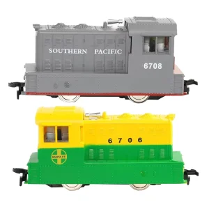 HO 1:87 Scale Model Train Locomotive Assorted Railway Diecast Collectible Toy Set