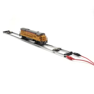 HP1387 Model Train Railway HO Scale 1:87 Standard Track Roller Test Stand with 6 Trolleys