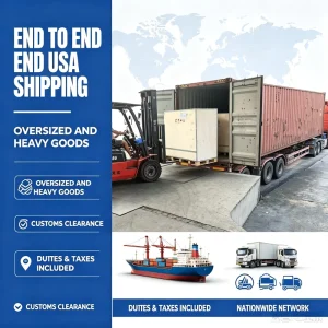 Heavy Machinery Oversized Cargo Sea Shipping China to USA DDP Delivery to Warehouse FCL LCL