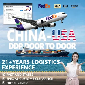 International Air Trucking to USA Door-to-Door Logistics Support DDP DDU FBA Shipping Agent