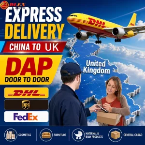 International Courier China to UK DAP Door Delivery Air Route Cargo Insurance