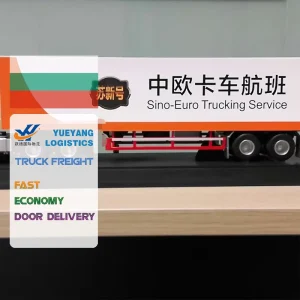 International Express One-Stop Logistics DDP Truck Land Shipping Agent from China to Europe Bulgaria Doorstep Delivery