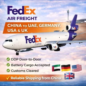 International Express Service from China to USA UK Germany and UAE Door-to-Door Air Freight with DDP Customs Clearance