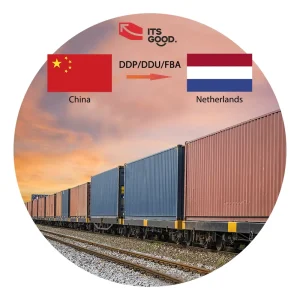 International Railroad DDP Train Shipping Door to Door From China to France Greece Europe Freight Forwarder