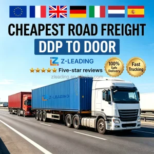 International Trucking Shipping Agent FBA Germany Duisburg Customs Clearance Door-to-Door Logistics Transport