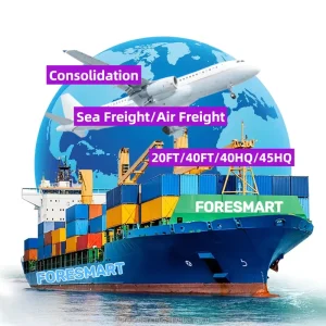 LCL Express Container Freight Forwarding by Sea from France to USA with DAP FOB Shipping
