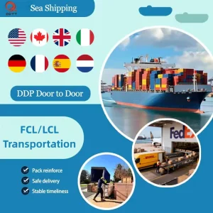 LCL Express Delivery Logistics Service From China to Belgium Saudi Arabia Canada Spain US UK Portugal Via DDP Agent