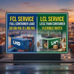 LCL Express Sea Freight Forwarder Worldwide Freight Forwarding Door to Door DDP Shipping Agent China to USA Canada Europe AU