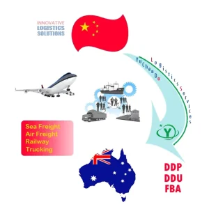 LCL FBA DDP Australia Door-to-Door Air Sea Express Freight Forwarder China French Polynesia Fiji New Zealand Oceania Mayotte