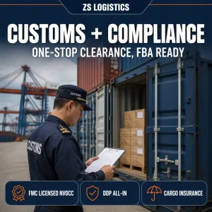 LCL Sea Freight Forwarder DDP Door-to-Door Shipping Agent Customs Clearance Shenzhen China to USA Express Line