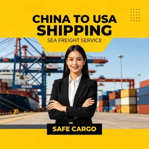LCL+Express Ocean Freight DDP Door Delivery From China to USA for Small Shipment with Insurance