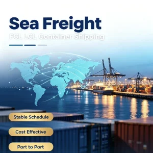 LCL+Express Sea Freight China to Scotland with Container Transport and Real-Time Tracking