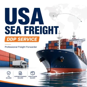 LCL+Express Sea Freight to USA DDP Door Delivery with 25-45 Days Transit Insurance for Small Cargo & General Goods
