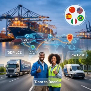 LCL+Sea Freight Forwarder Shipping Agent from China to Europe, UK, Germany, France, Canada and USA with Insurance