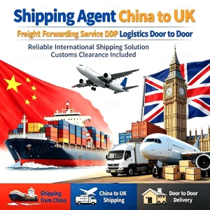 Logistics Services Cargo Agent China to UK Manchester Airport FBA DDP Door-to-Door Warehouse Service