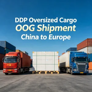 OOG Oversized Heavy Goods Freight Forwarding Service China UK France Germany Italy Spain All EU Countries Truck Shipping
