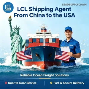 Ocean Freight Forwarding LCL Express Sea Freight Shipping Services from China to USA and Canada with Door-to-Door Insurance