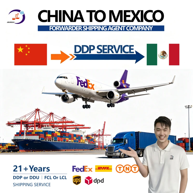 Purchase Agent DDP Mexico Air Sea Freight Forwarder LCL Express Free Delivery Door to Door Logistics Service