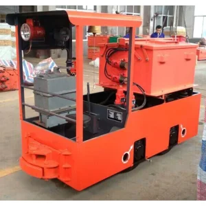 Rail Track Tractor Locomotive with Battery Power for Mining Tunnel with Motor and Gearbox