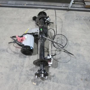 Railroad Battery Powered Front Rear Motor Axle Electric Four Wheels Rail Train Truck