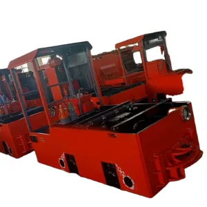 Railway Diesel Locomotive and Wagon Train