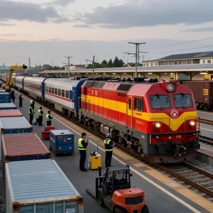 Railway Door to Door Freight Forwarder From China to Europe Berlin Paris Warsaw Munich Vienna DDP Logistic Services