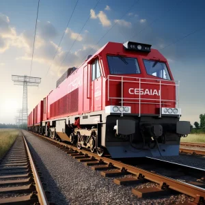 Railway Train Freight Forwarder Shipping Cargo Service China to UK France Germany Poland Europe DDP DDU