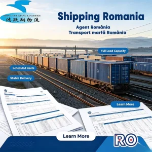 Romania Railway and Trucking Cargo Transport via Galați and Henri Coandă
