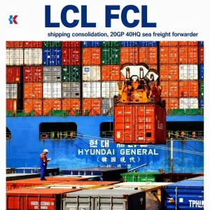 Scheduled Delivery China Logistics Service Agent Shipping 20HQ LCL Sea Freight Forwarder FCL 40GB Cargo Vessel Transport
