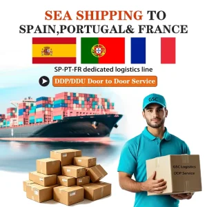 Sea Freight Forwarder Guangzhou China to Spain Barcelona Valencia Port Clothing Cargo Heavy Machinery Container LCL Express
