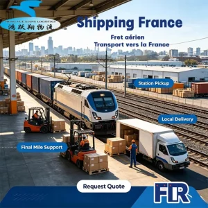 Shipping Agent France Railway Nice Paris Trucking Transport FBA Freight Forwarder Courier Logistics Container