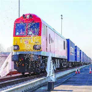 Train Cargo Freight Forwarding Service with Customs Clearance for Dangerous Goods to France