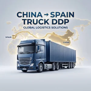 Truck DDP Shipping China to Spain Door to Door Freight Forwarder