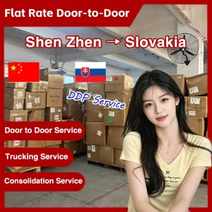 Trucking China to Slovakia DDP Door-to-Door Freight Forwarder Europe Overland International Express 7×24 Logistics 16-20 Days