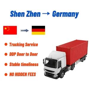 Trucking From China to Germany DDP Door to Door Shipping Agent Freight Forwarder 7×24 Logistics with Insurance 16 20 Days