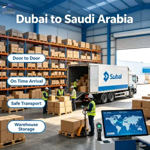 UAE Dubai to Saudi Arabia KSA Cargo Shipping GCC Cross-Border Trucking Service Customs Clearance Door Delivery
