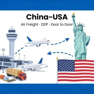 USA Air Truck Air Express DDP 3PL Partner Door-to-Door Shipping China Agent Logistics Service