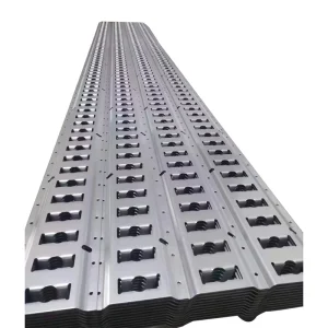 Zinc-Plated Truck Horizontal Logistic Cargo Control F-Track Trailer Tie-Down Rail